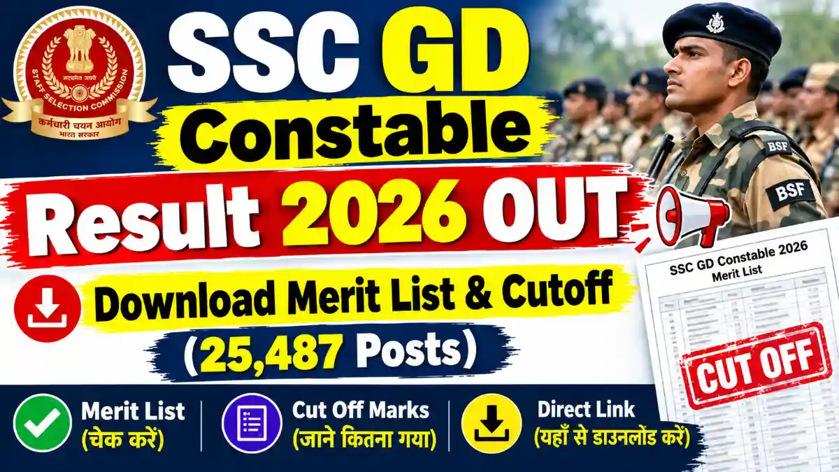 SSC GD Constable Result 2026